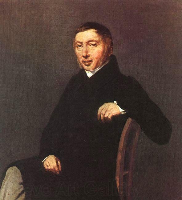  Jean Baptiste Camille  Corot Portrait of Laurent-Denis Sennegon